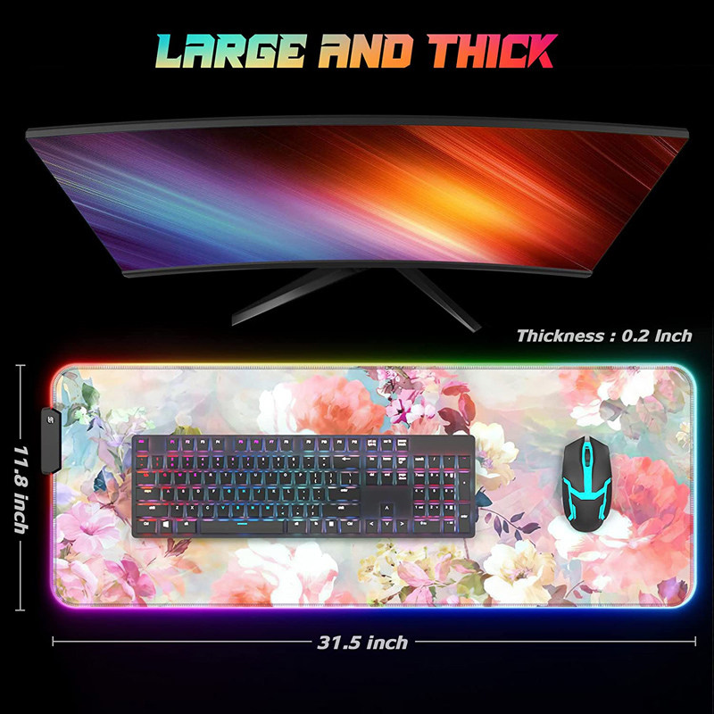 RGB mouse pad